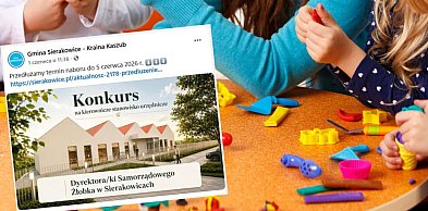 Sierakowice. Gmina szuka dyrektora żłobka. Przedłużono nabór