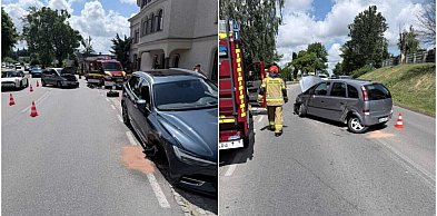 Sierakowice. Zniszczone samochody, ale na szczęście bez rannych
