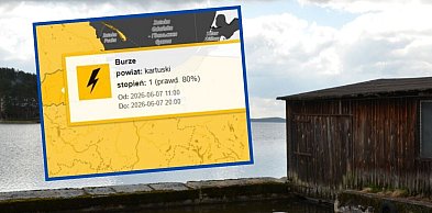 Na Kaszubach może zagrzmieć. IMGW publikuje ostrzeżenia