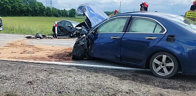 Borcz. Wypadek na drodze krajowej nr 20. Trzy osoby ranne
