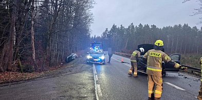 Szymbark. Zderzenie aut na drodze krajowej nr 20. Sprawca dostał mandat-74234