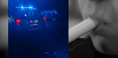 Szklana. Na widok radiowozu zaczął przyspieszać-74511