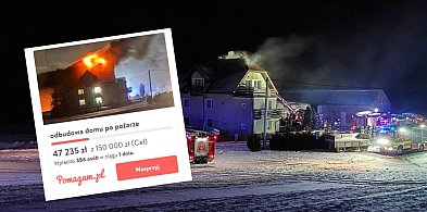 Apel o pomoc dla rodziny ze Starkowej Huty. Pożar zniszczył ich budynek-75895