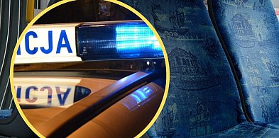 Niestępowo. Pasażer podpalił siedzenie autobusu! Został zatrzymany