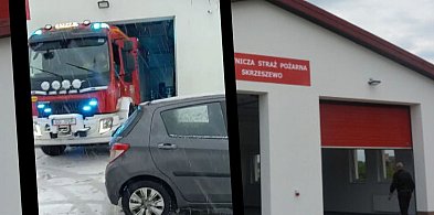 Skrzeszewo. Strażacy nie mogli wyjechać do akcji! Będzie kara dla kierowców
