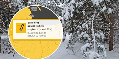 Ostrzeżenia przed silnym mrozem także na Kaszubach