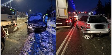Stężyca. Poranna kolizja w centrum miejscowości