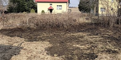 Pałubice. Pożar łąki. Policja przypomina: wypalanie traw jest nielegalne