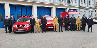 KM PSP z Gdyni przekazała samochody jednostkom OSP z pow. kartuskiego