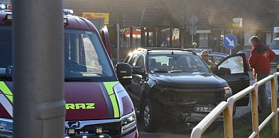 Sierakowice. Zderzenie aut w centrum miejscowości