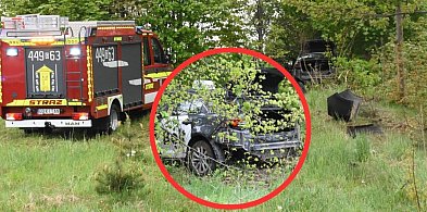Gowidlino. Wyglądało groźnie, ale kierowca wyszedł z tego cało