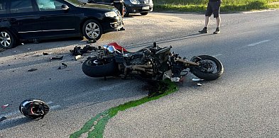 Maks. Poważny wypadek z udziałem motocyklisty