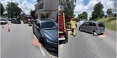 Sierakowice. Zniszczone samochody, ale na szczęście bez rannych