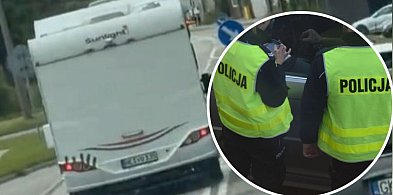 Nie ma przyzwolenia na brawurę na drodze. Pirat z kampera ukarany!