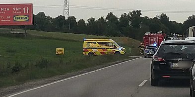 Lniska. Zderzenie dwóch aut. Są utrudnienia w ruchu