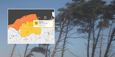 Zapowiada się bardzo wietrzny piątek na Kaszubach. IMGW ostrzega