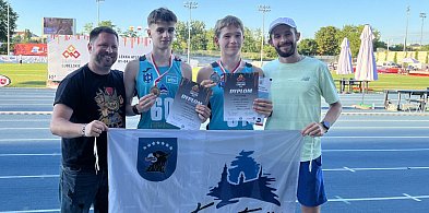 Lekkoatletyka. Dublet Mistrzostw Polski U18 Jaszewskiego i Serkowskiego