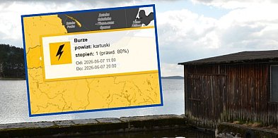 Na Kaszubach może zagrzmieć. IMGW publikuje ostrzeżenia