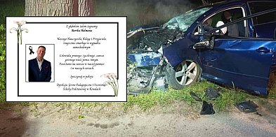 W tragicznym wypadku w Leźnie zginął ceniony nauczyciel