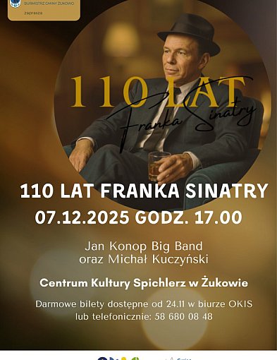 Żukowo. Koncert z okazji 110. urodzin Franka Sinatry. Darmowe bilety!-74448