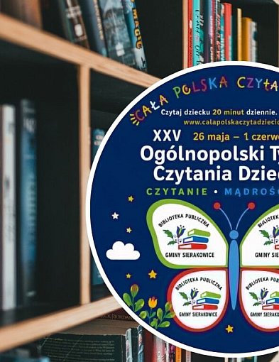 Biblioteka w Sierakowicach zaprasza na Tydzień Czytania Dzieciom