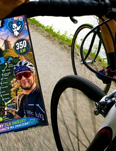 Chcą pokonać rowerami 350 km dla Anielki