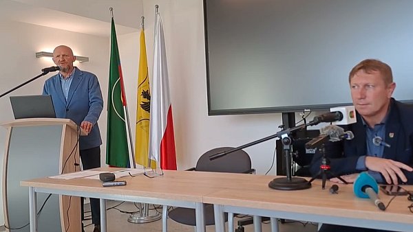 Gmina Stężyca walczy z dezinformacją (fragment konferencji prasowej)