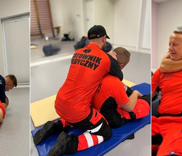 Agresywny pacjent? Ratownicy medyczni przeszkoleni przez policjantów-72588