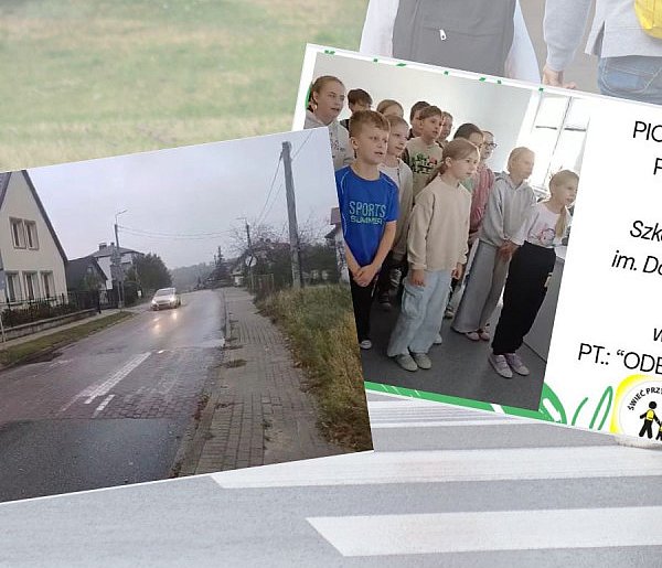 Uczniowie ze szkoły w Podjazach promują bezpieczeństwo na drodze-73208