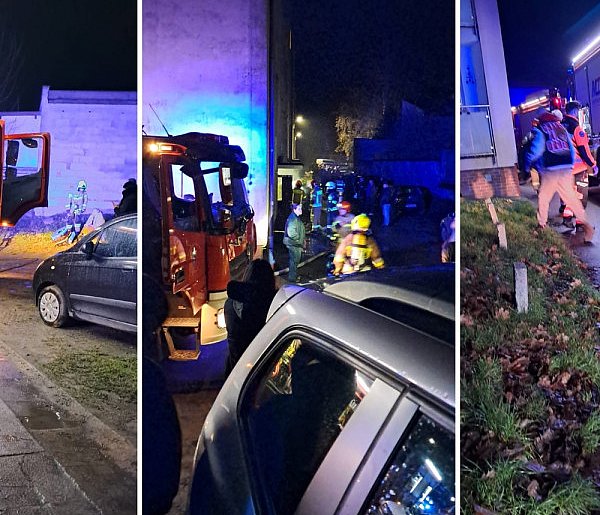 Kartuzy. Pożar w budynku na osiedlu XX-lecia. Trwają działania służb-75117