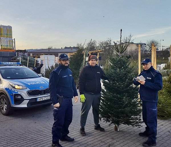 Akcja Choinka. Policjanci kontrolują lasy i punkty sprzedaży drzewek-75315