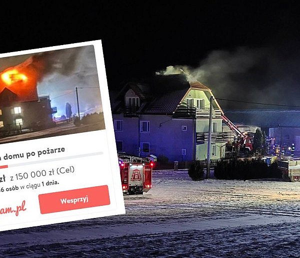 Apel o pomoc dla rodziny ze Starkowej Huty. Pożar zniszczył ich budynek-75895