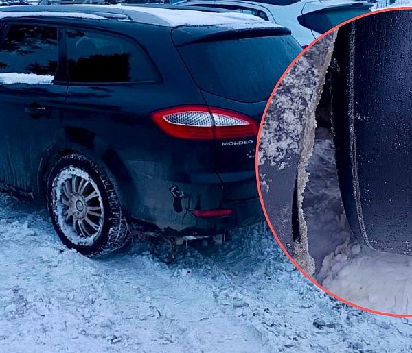 Somonino. Zignorował zimę i przepisy. "Łyse" opony zwróciły uwagę policji-76324