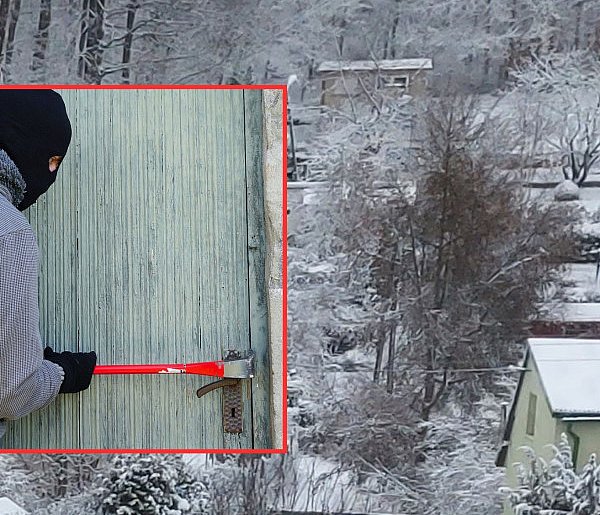 Kartuzy. Plaga włamań na ogródkach działkowych. 41-latek kradł co popadnie