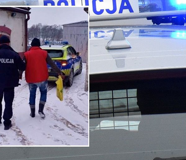 Stężyca. Był poszukiwany za groźby i użycie czyjegoś pojazdu