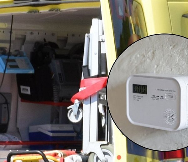 Kiełpino. Pomoc nadeszła w ostatniej chwili. Czad jest bardzo groźny!