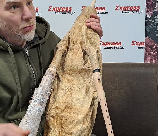 Chmielno. To pierwszy taki instrument na Kaszubach. Odtworzony z rysunku