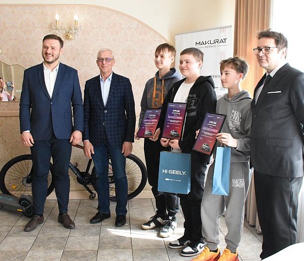 Konkurs wiedzy o motoryzacji. Najlepsi odebrali nagrody