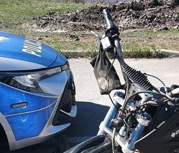 Somonino. Pijany motocyklista próbował uciec. Miał sporo na sumieniu