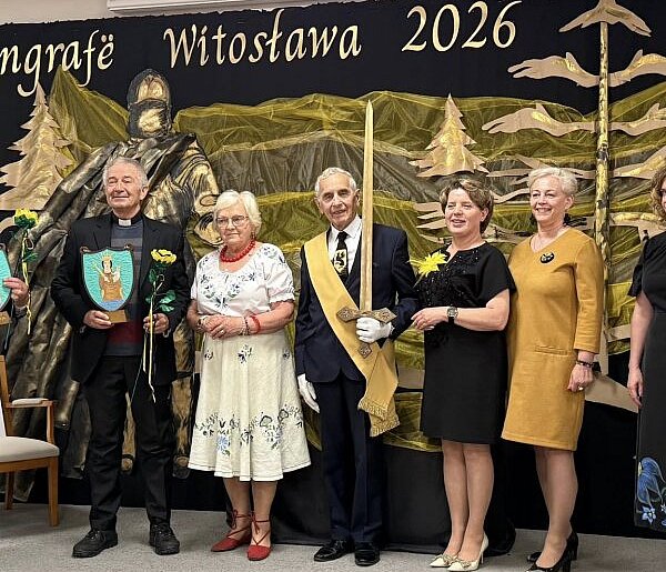 Senator Kazimierz Kleina i ks. Jan Perszon Rycerzami Witosława