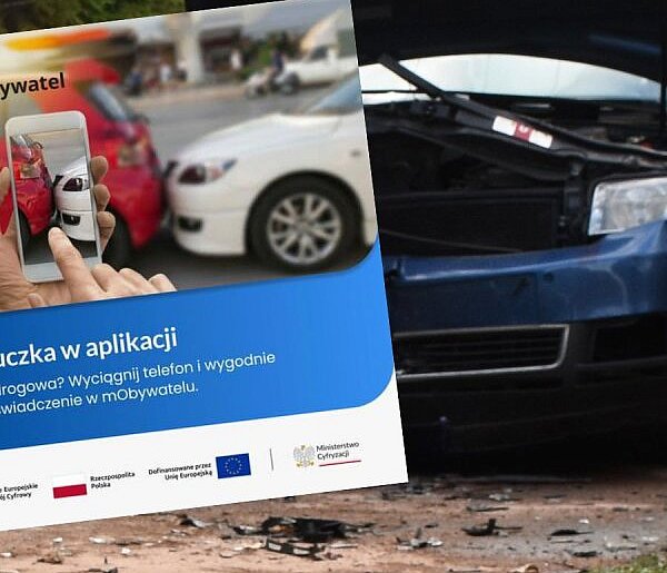 Po stłuczce nie trzeba wzywać policji. Jest specjalna aplikacja