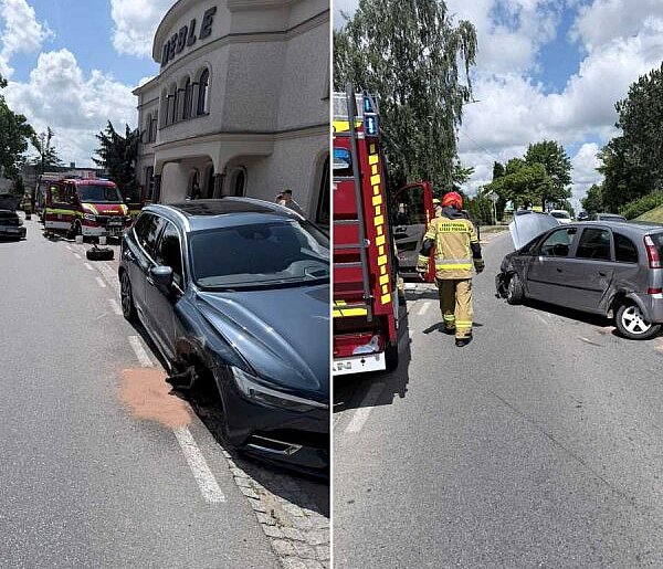 Sierakowice. Zniszczone samochody, ale na szczęście bez rannych