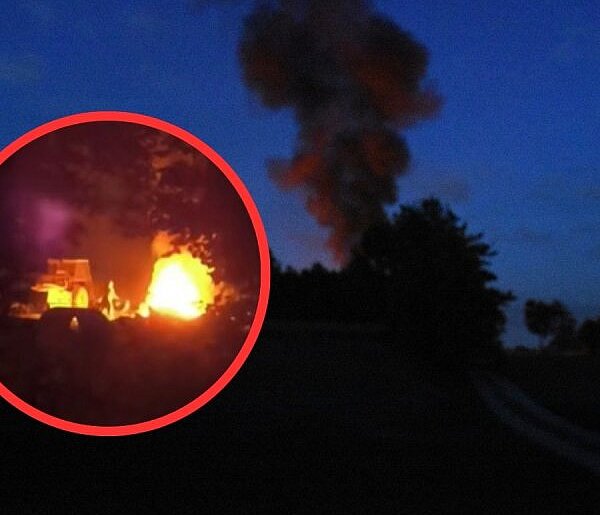 Leszczynki. Toksyczny dym nad okolicą. Jeden z mieszkańców mocno przesadził