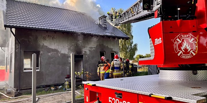 Tragiczny pożar domu w Czarnej Wodzie