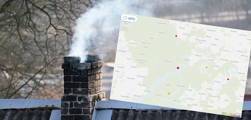Zła jakość powietrza w miejscowościach na terenie pow. kartuskiego
