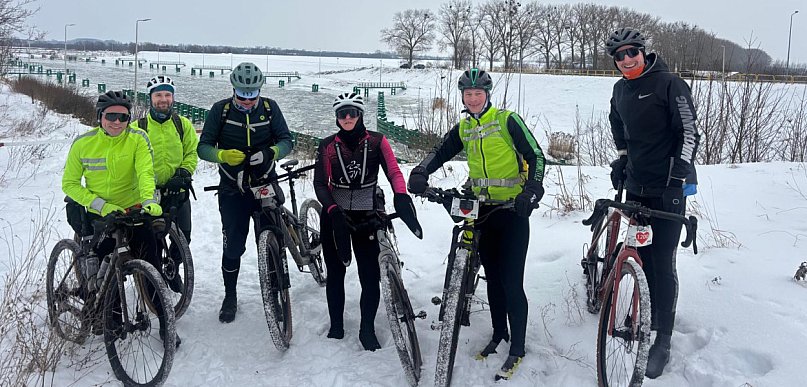 Rowerowa sztafeta na rzecz WOŚP. Natalia pokonała wiatr i mróz