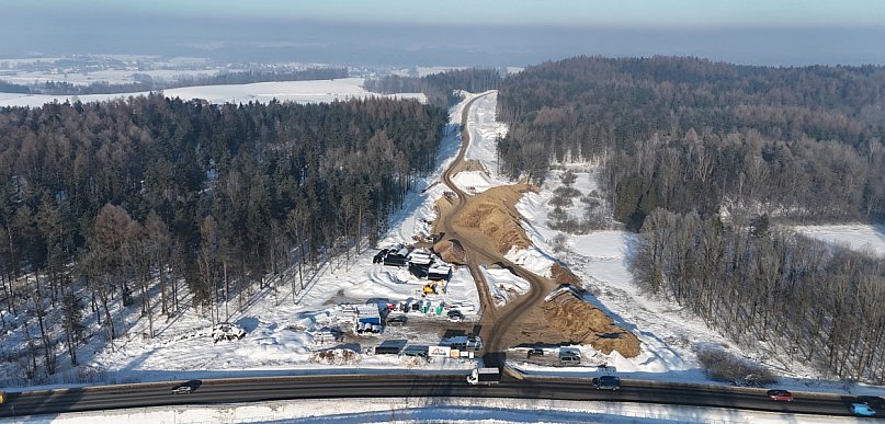 Tak wyglądają postępy budowy II etapu obwodnicy Kartuz