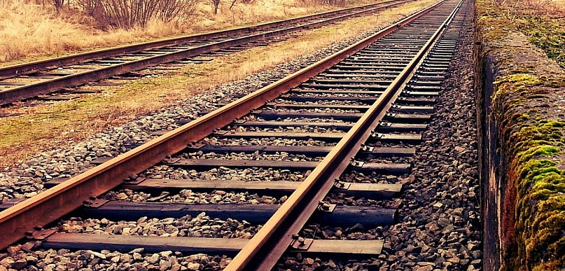 Miechucino. Budowa linii kolejowej. Zamknięty fragment jednej z ulic