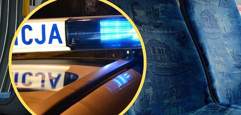 Niestępowo. Pasażer podpalił siedzenie autobusu! Został zatrzymany