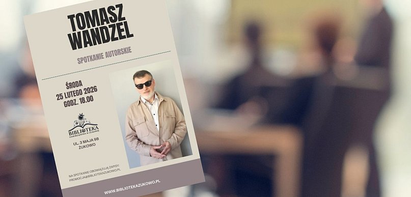 Żukowo. Autor kryminałów opowie o swojej twórczości